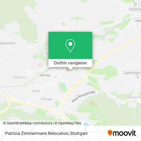 Patricia Zimmermann Relocation Karte