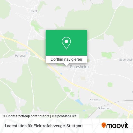 Ladestation für Elektrofahrzeuge Karte