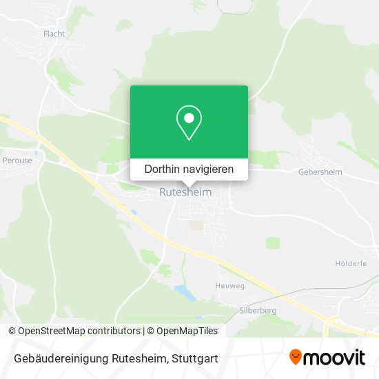 Gebäudereinigung Rutesheim Karte