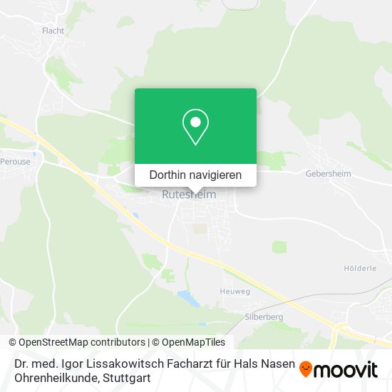 Dr. med. Igor Lissakowitsch Facharzt für Hals Nasen Ohrenheilkunde Karte