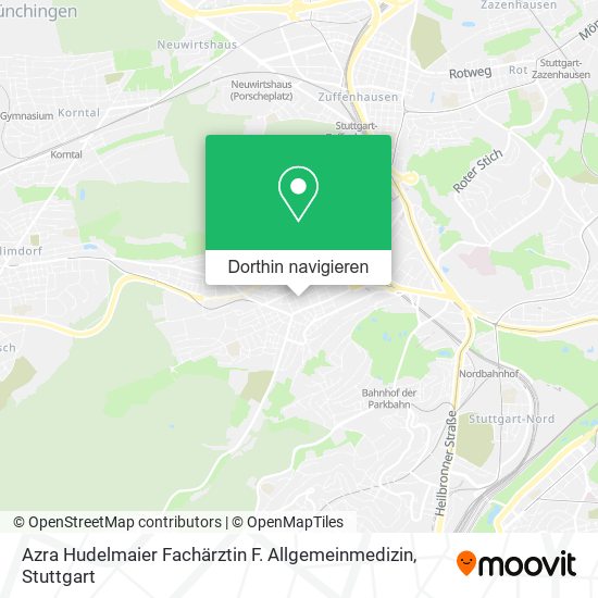Azra Hudelmaier Fachärztin F. Allgemeinmedizin Karte