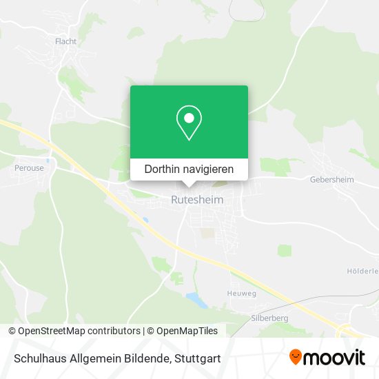 Schulhaus Allgemein Bildende Karte