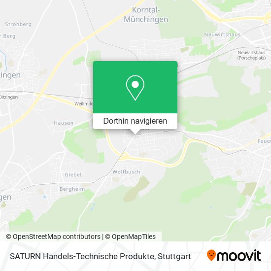 SATURN Handels-Technische Produkte Karte