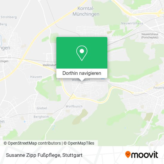 Susanne Zipp Fußpflege Karte