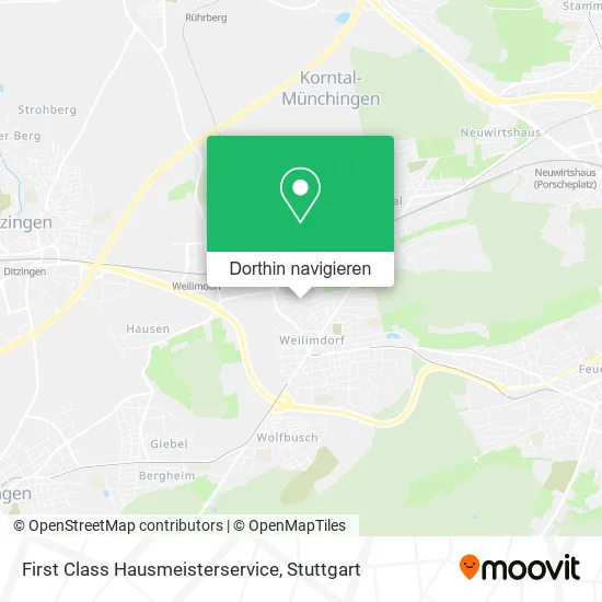 First Class Hausmeisterservice Karte