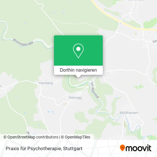 Praxis für Psychotherapie Karte
