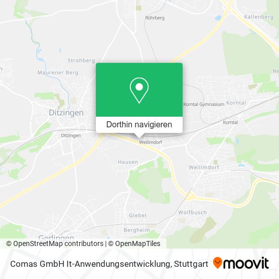 Comas GmbH It-Anwendungsentwicklung Karte