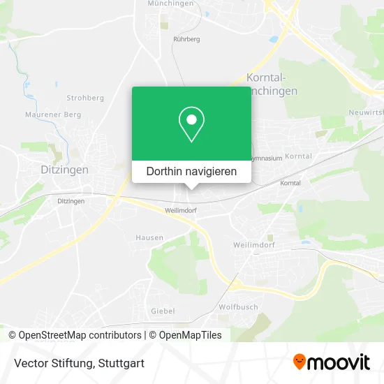 Vector Stiftung Karte