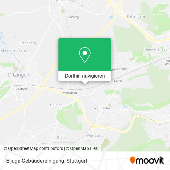 Eljuga Gebäudereinigung Karte