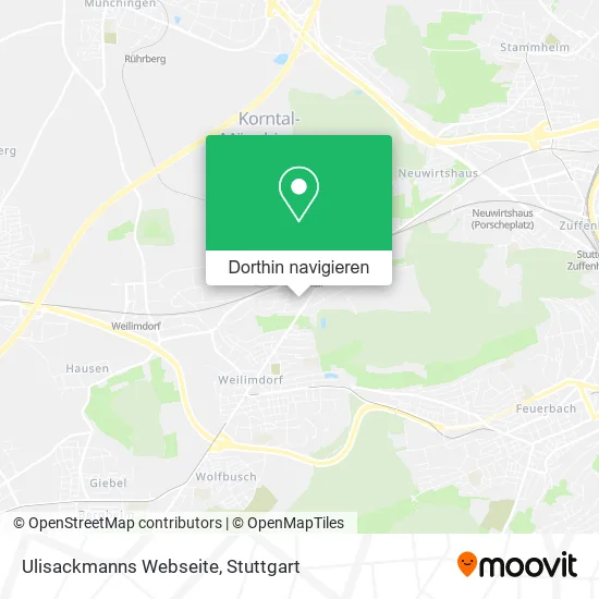 Ulisackmanns Webseite Karte