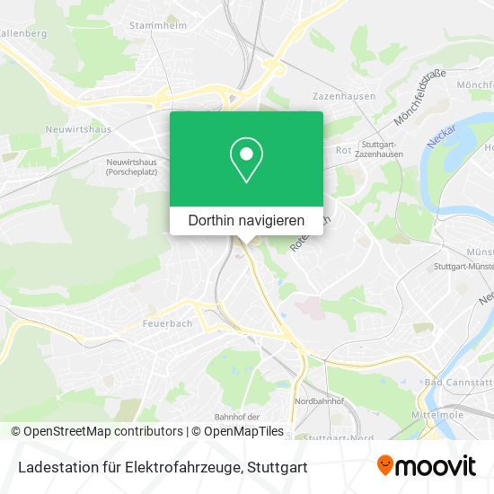 Ladestation für Elektrofahrzeuge Karte