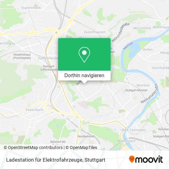 Ladestation für Elektrofahrzeuge Karte