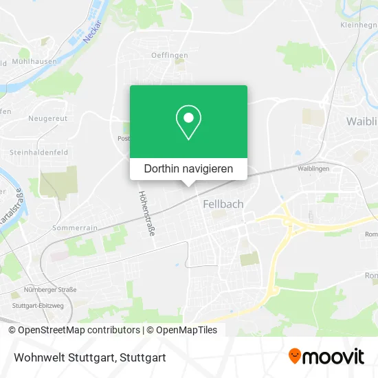 Wohnwelt Stuttgart Karte