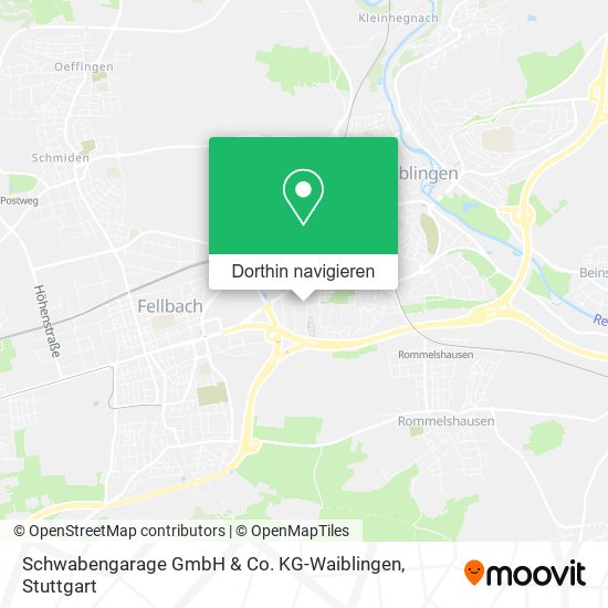 Schwabengarage GmbH & Co. KG-Waiblingen Karte