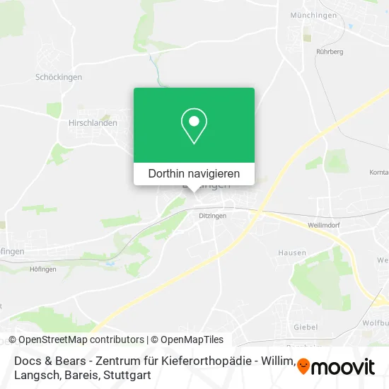 Docs & Bears - Zentrum für Kieferorthopädie - Willim, Langsch, Bareis Karte