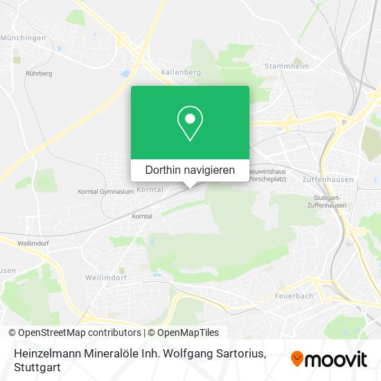 Heinzelmann Mineralöle Inh. Wolfgang Sartorius Karte