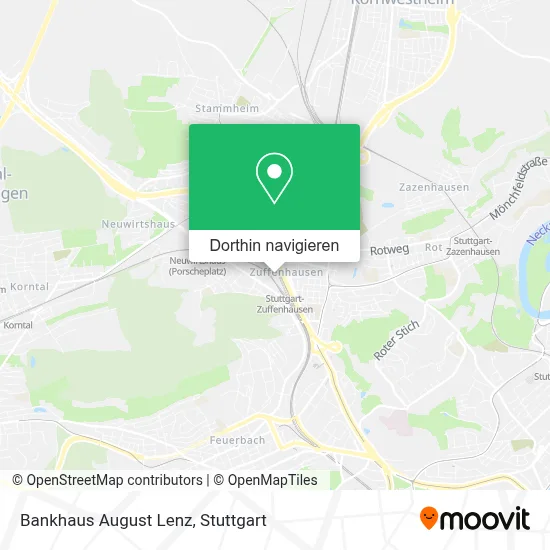 Bankhaus August Lenz Karte