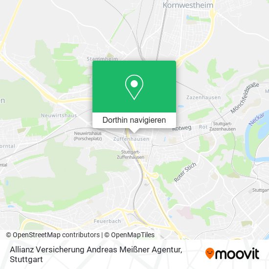 Allianz Versicherung Andreas Meißner Agentur Karte