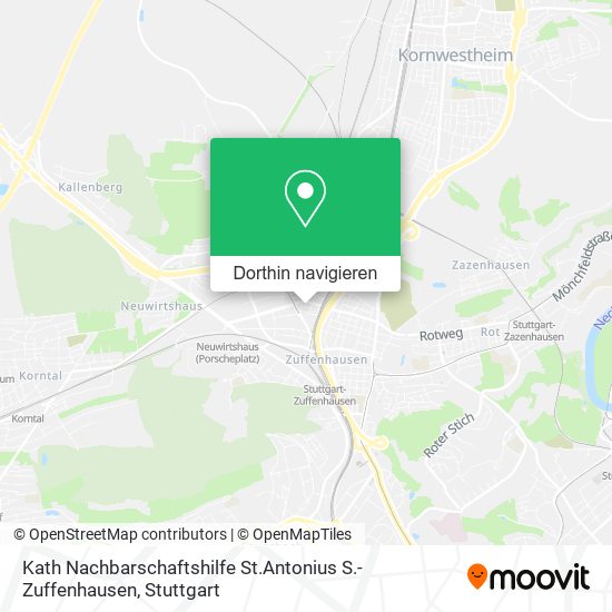 Kath Nachbarschaftshilfe St.Antonius S.-Zuffenhausen Karte