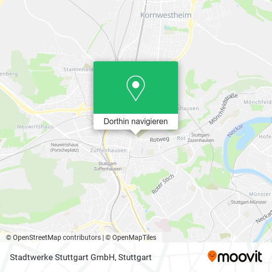 Stadtwerke Stuttgart GmbH Karte