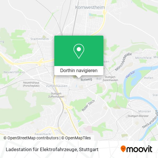 Ladestation für Elektrofahrzeuge Karte