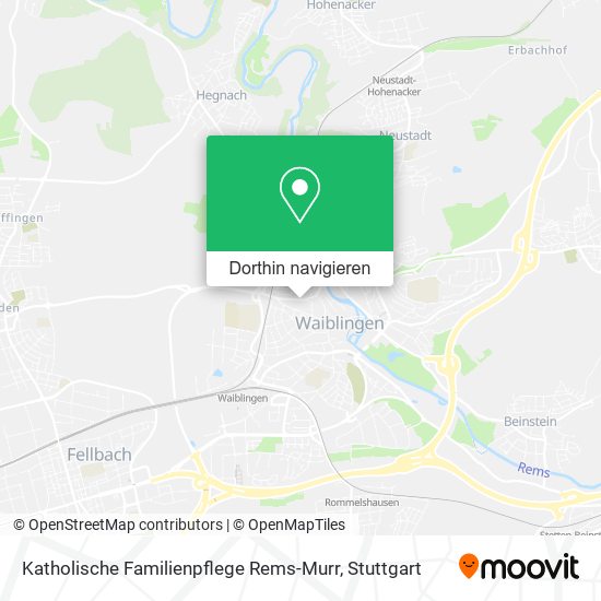 Katholische Familienpflege Rems-Murr Karte