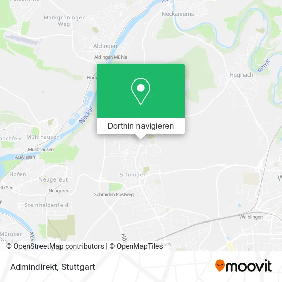Admindirekt Karte
