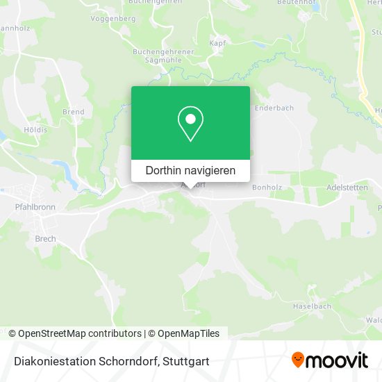 Diakoniestation Schorndorf Karte