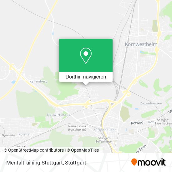 Mentaltraining Stuttgart Karte