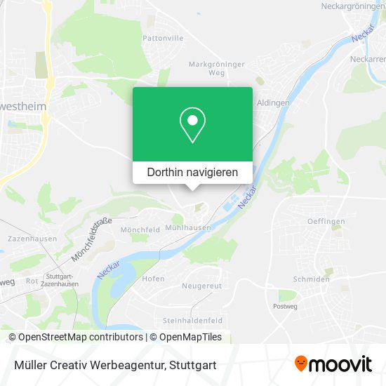 Müller Creativ Werbeagentur Karte