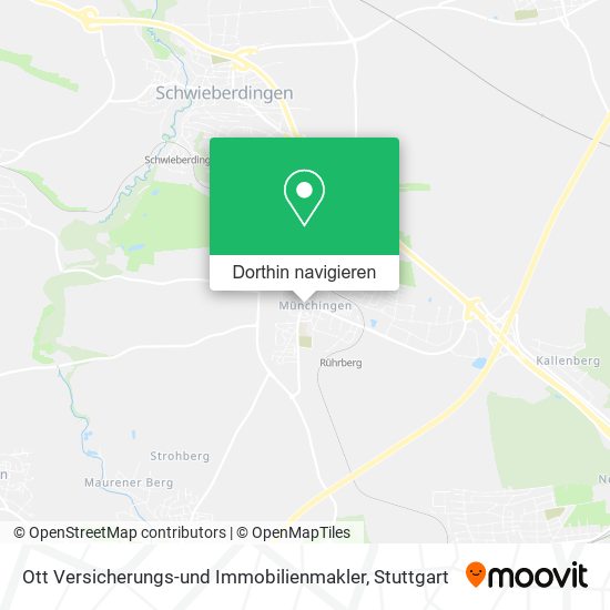 Ott Versicherungs-und Immobilienmakler Karte