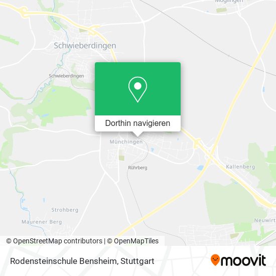 Rodensteinschule Bensheim Karte