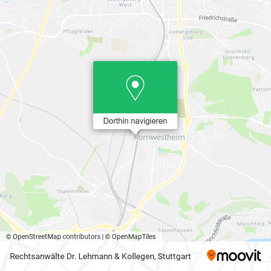Rechtsanwälte Dr. Lehmann & Kollegen Karte