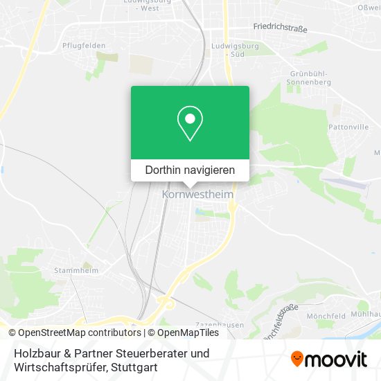 Holzbaur & Partner Steuerberater und Wirtschaftsprüfer Karte