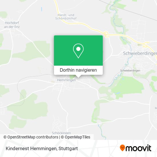 Kindernest Hemmingen Karte