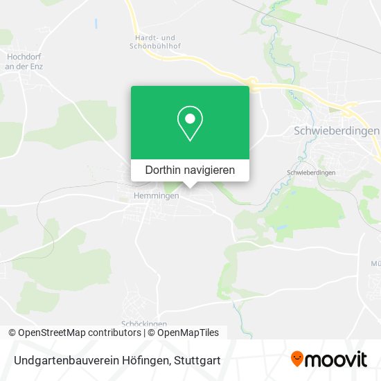 Undgartenbauverein Höfingen Karte
