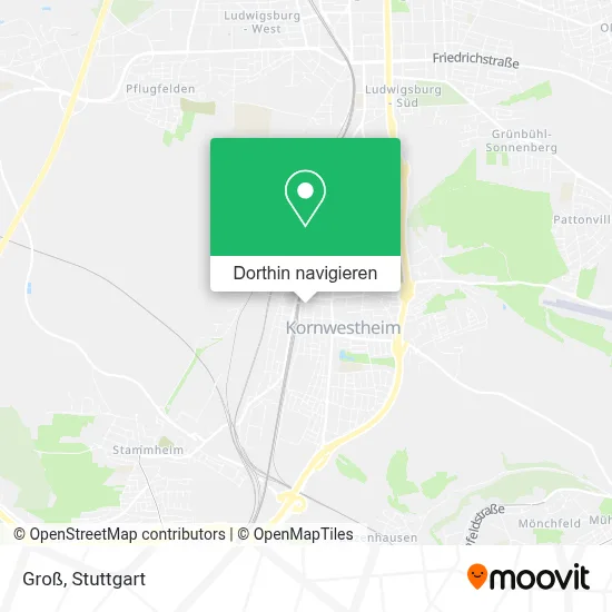 Groß Karte