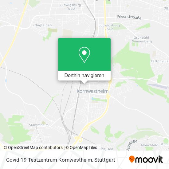 Covid 19 Testzentrum Kornwestheim Karte