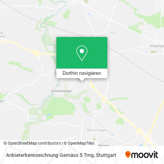 Anbieterkennzeichnung Gemäss 5 Tmg Karte
