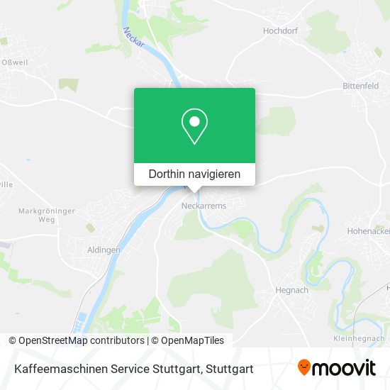 Kaffeemaschinen Service Stuttgart Karte
