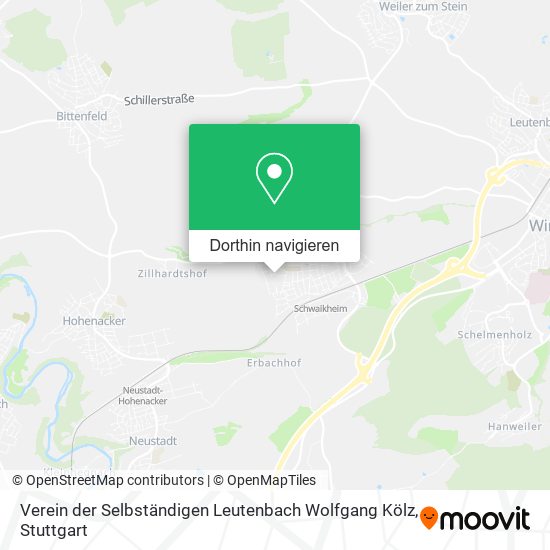 Verein der Selbständigen Leutenbach Wolfgang Kölz Karte