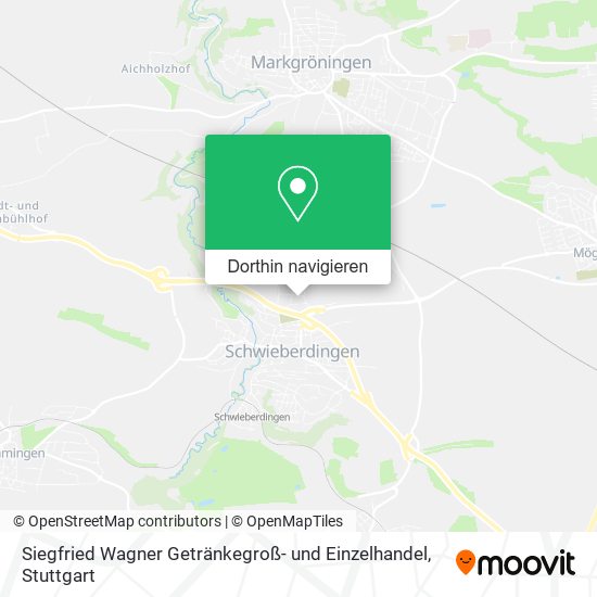 Siegfried Wagner Getränkegroß- und Einzelhandel Karte