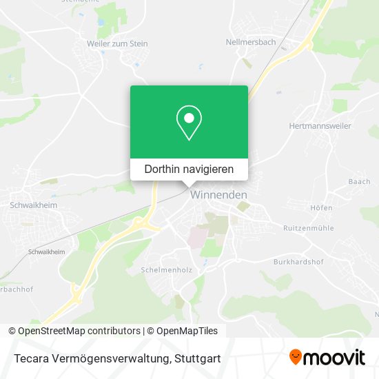 Tecara Vermögensverwaltung Karte