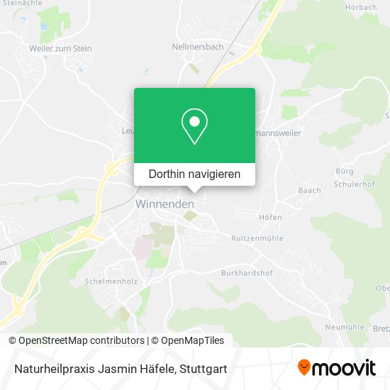 Naturheilpraxis Jasmin Häfele Karte
