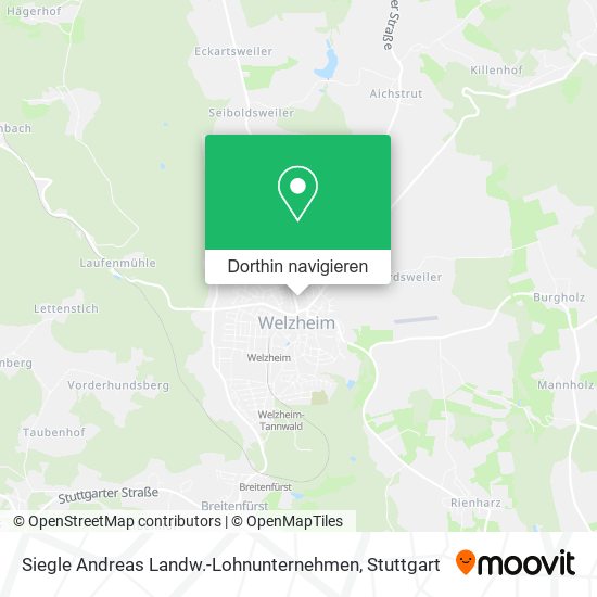 Siegle Andreas Landw.-Lohnunternehmen Karte
