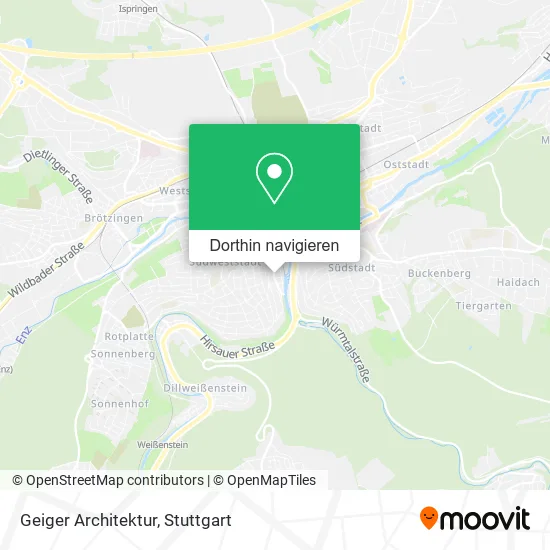 Geiger Architektur Karte
