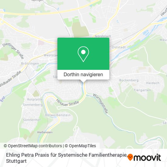 Ehling Petra Praxis für Systemische Familientherapie Karte