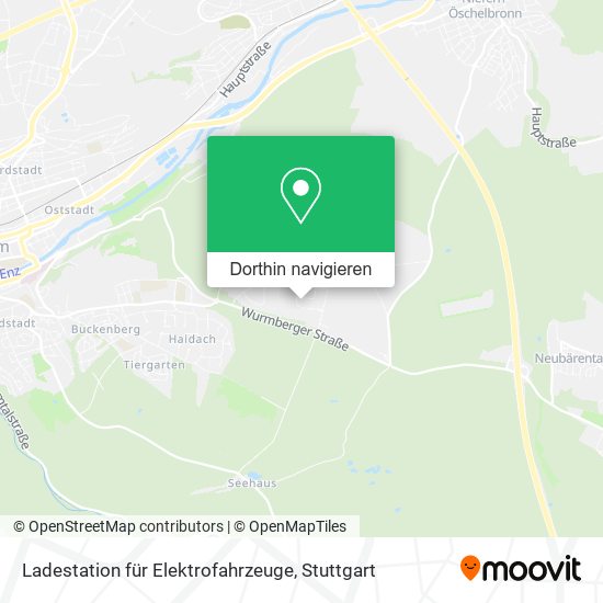 Ladestation für Elektrofahrzeuge Karte