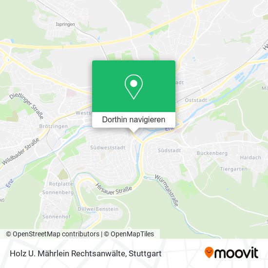 Holz U. Mährlein Rechtsanwälte Karte