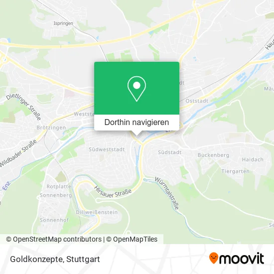Goldkonzepte Karte